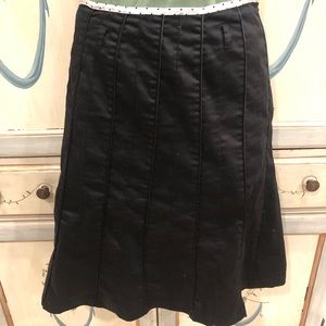 Autograph unique seamed black skirt sz 6